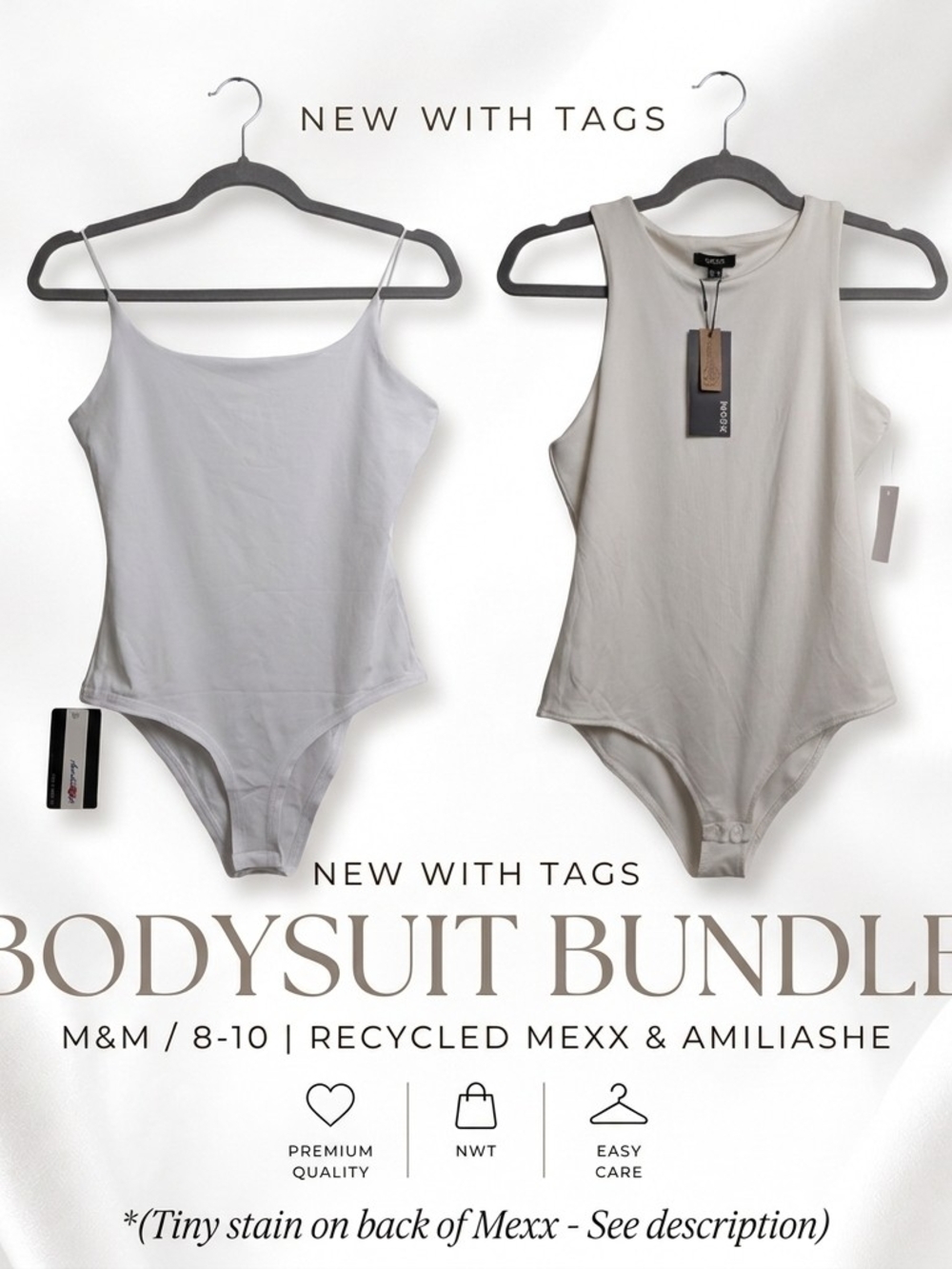 ✨NWT Bodysuit 2-Piece Bundle ✨Size Medium